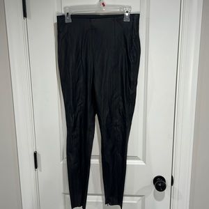 Zara Faux leather leggings.